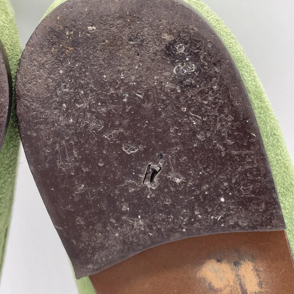 J. Crew Green Suede Tassel Loafers